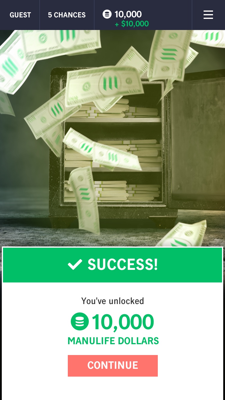 Play The Manulife Vault Game
