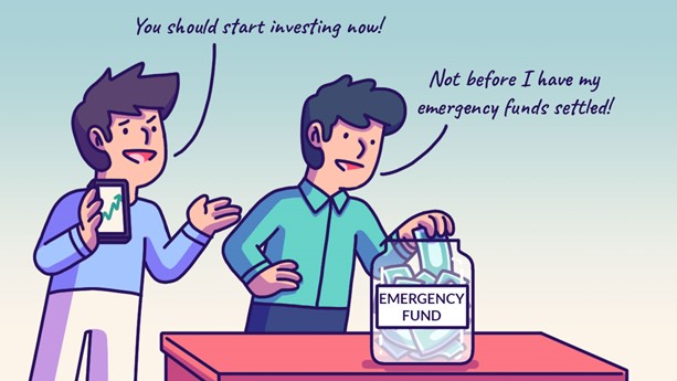 Alt text: building an emergency fund